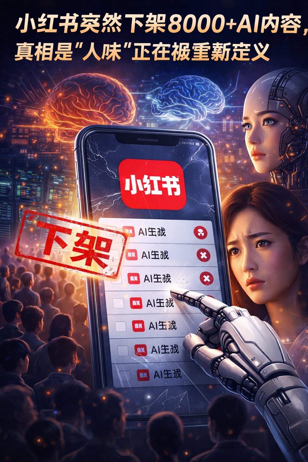 AI内容被封杀？小红书正在“抢救真实